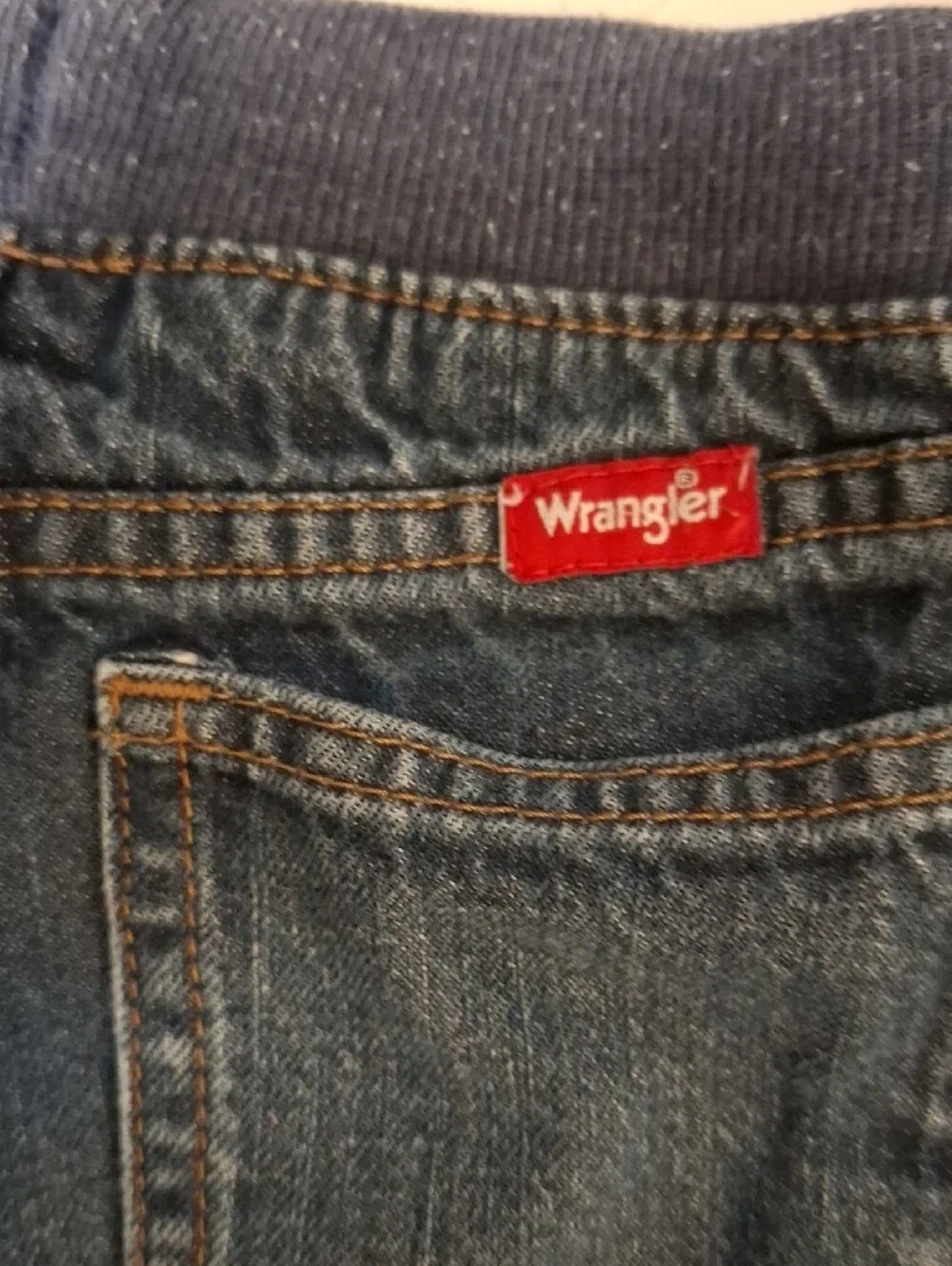 Wrangler Dark Blue Denim Kids Shorts